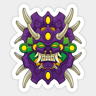 Tiki Mask Aisake Sticker